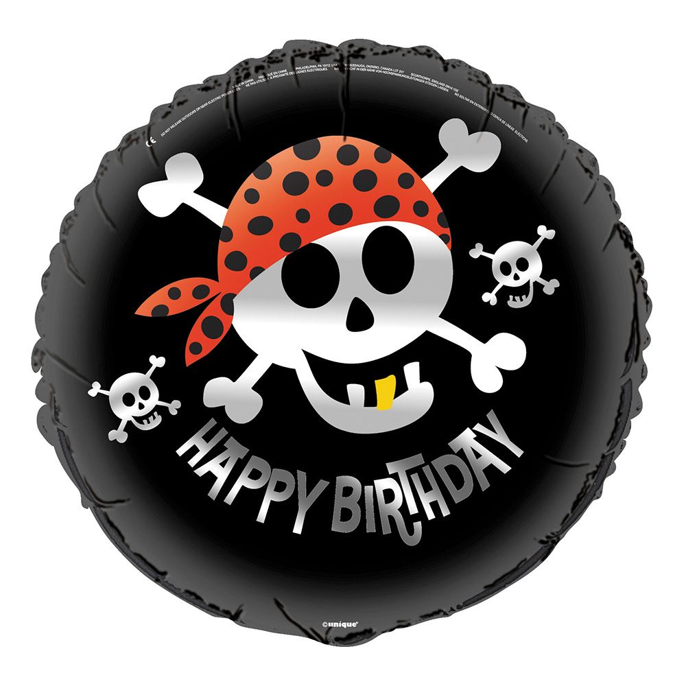 Folieballong Fødselsdag Piratfest