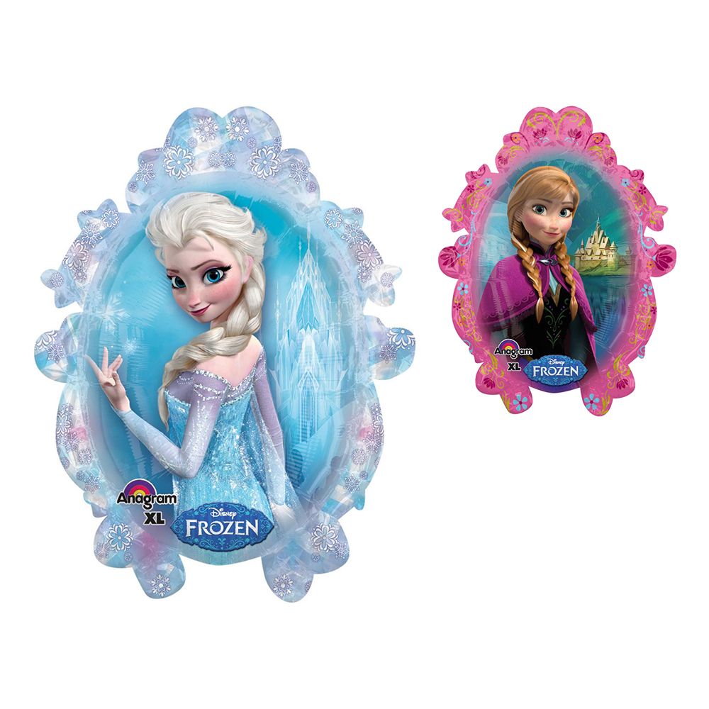 Folioilmapallo Frozen Anna & Elsa Shape