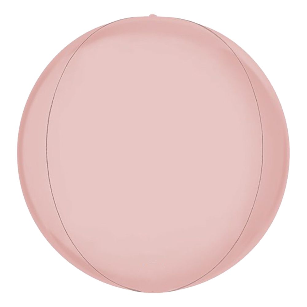 Folioilmapallo Maapallo Satiini Pastelli Pinkki