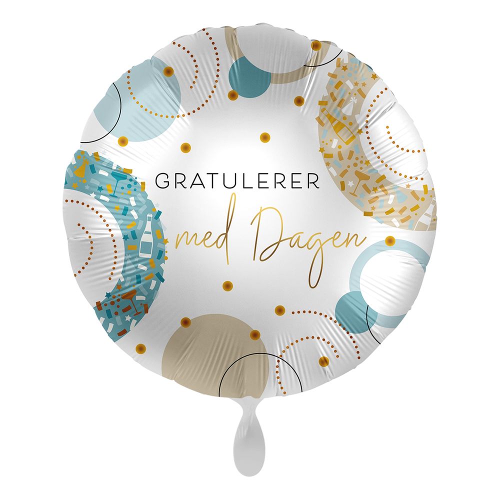 Folieballong Gratulerer med Dagen