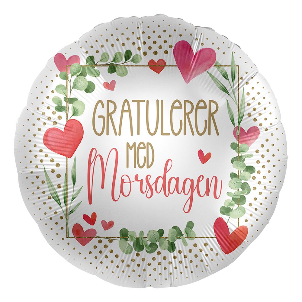 Folieballong Gratulerer med Morsdagen