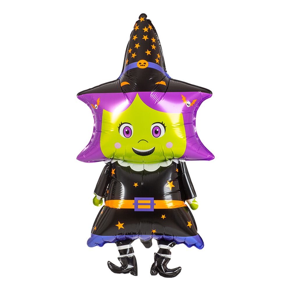 Folieballong Halloween Heks Shape