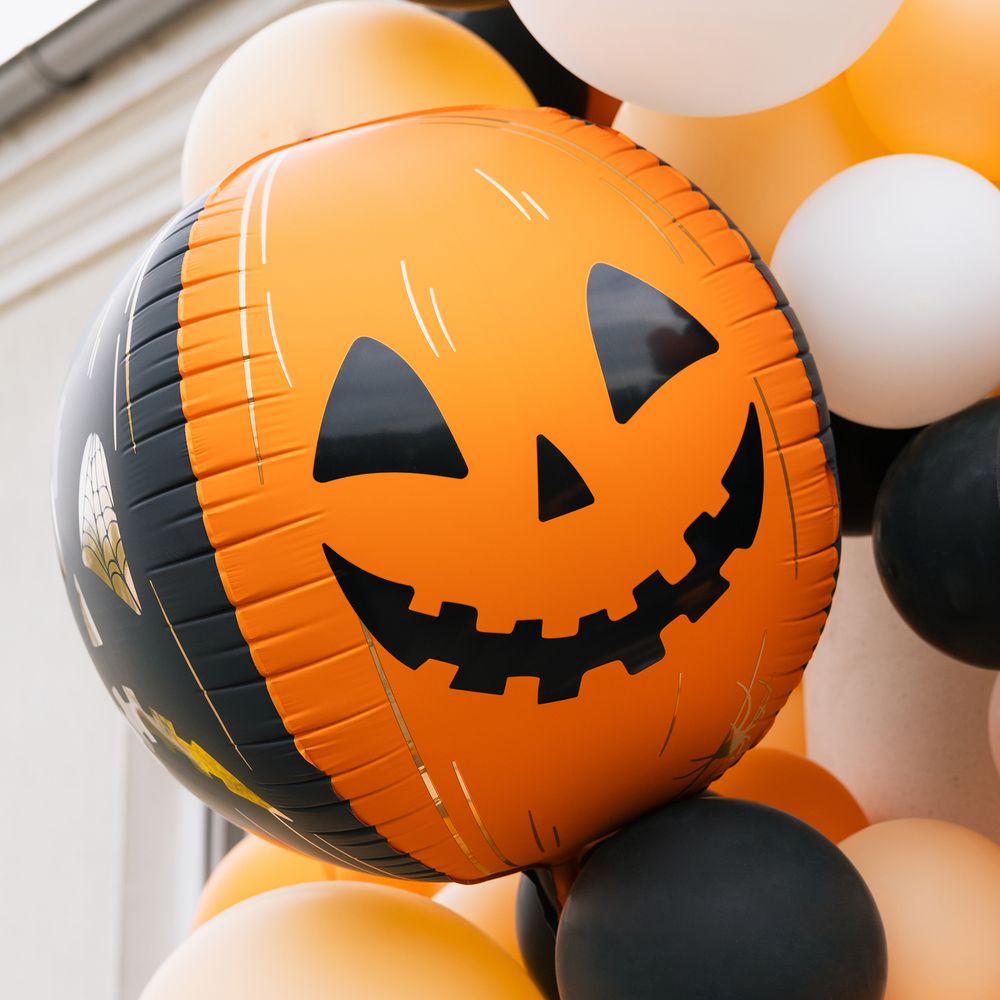 Folieballong Halloweenpumpa Two Face