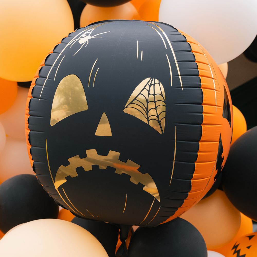 Folieballong Halloweenpumpa Two Face