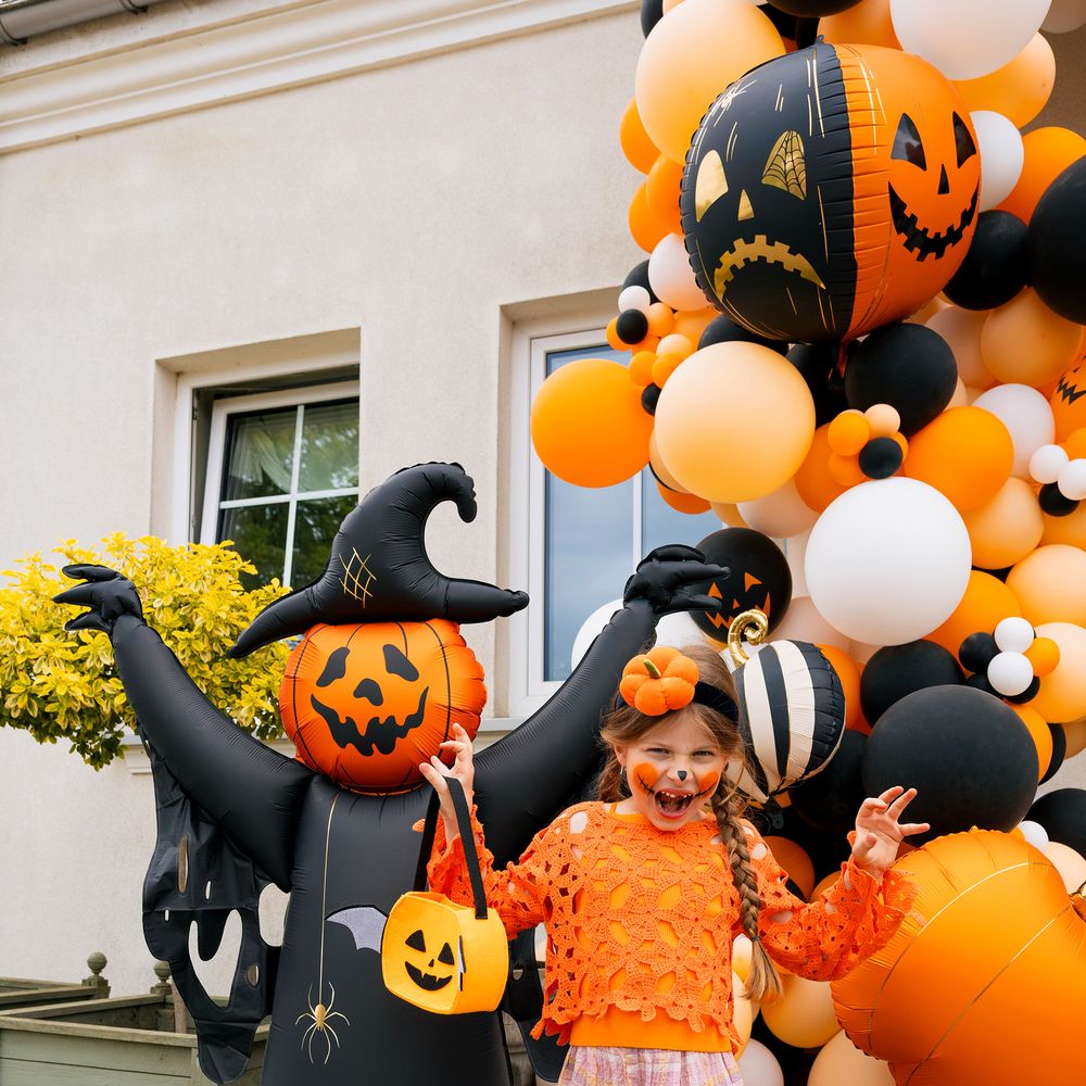 Folieballong Halloweenpumpa Two Face