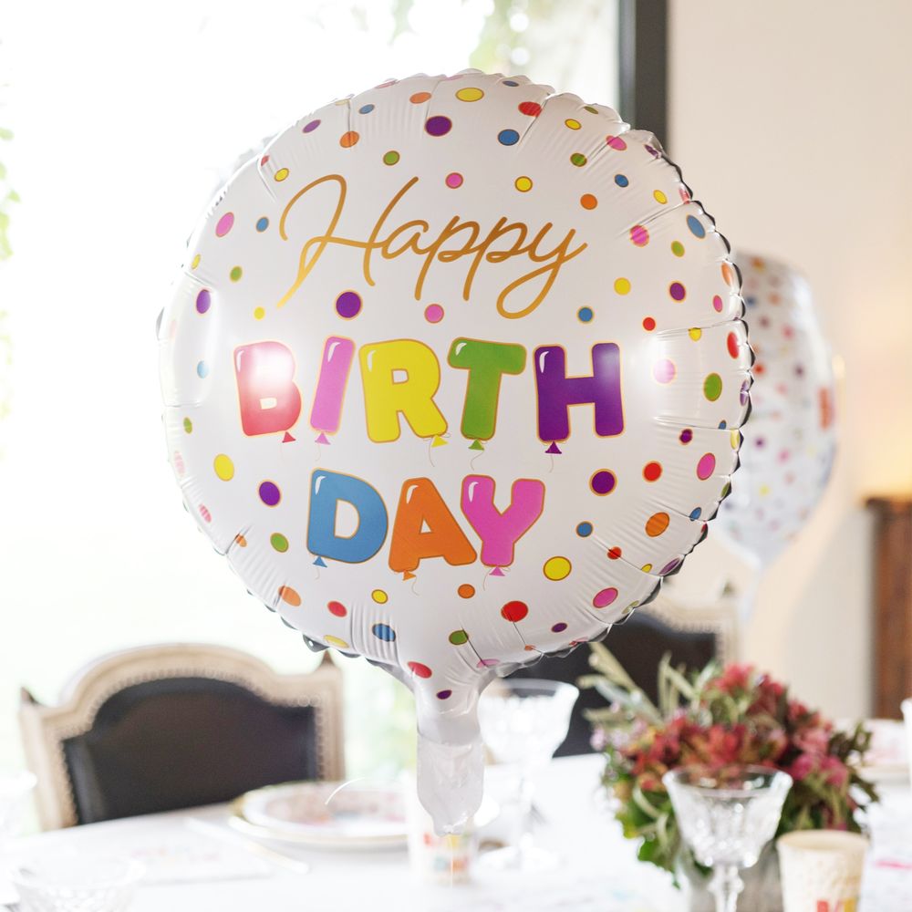 Folieballong Happy Birthday