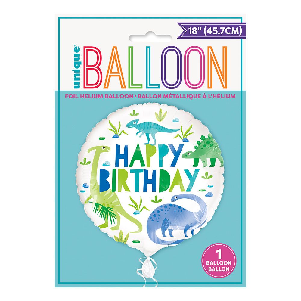 Folioilmapallo Happy Birthday Dinosaurus