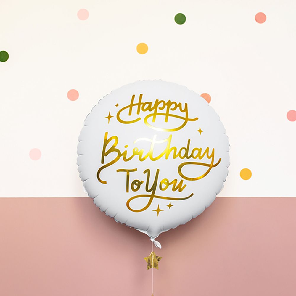 Folieballon Happy Birthday To You