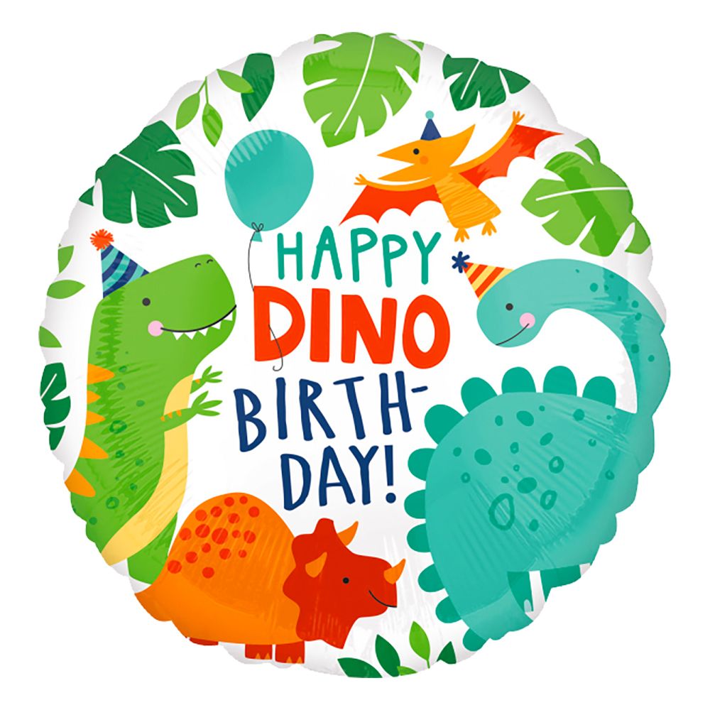 Folioilmapallo Happy Dino Birthday