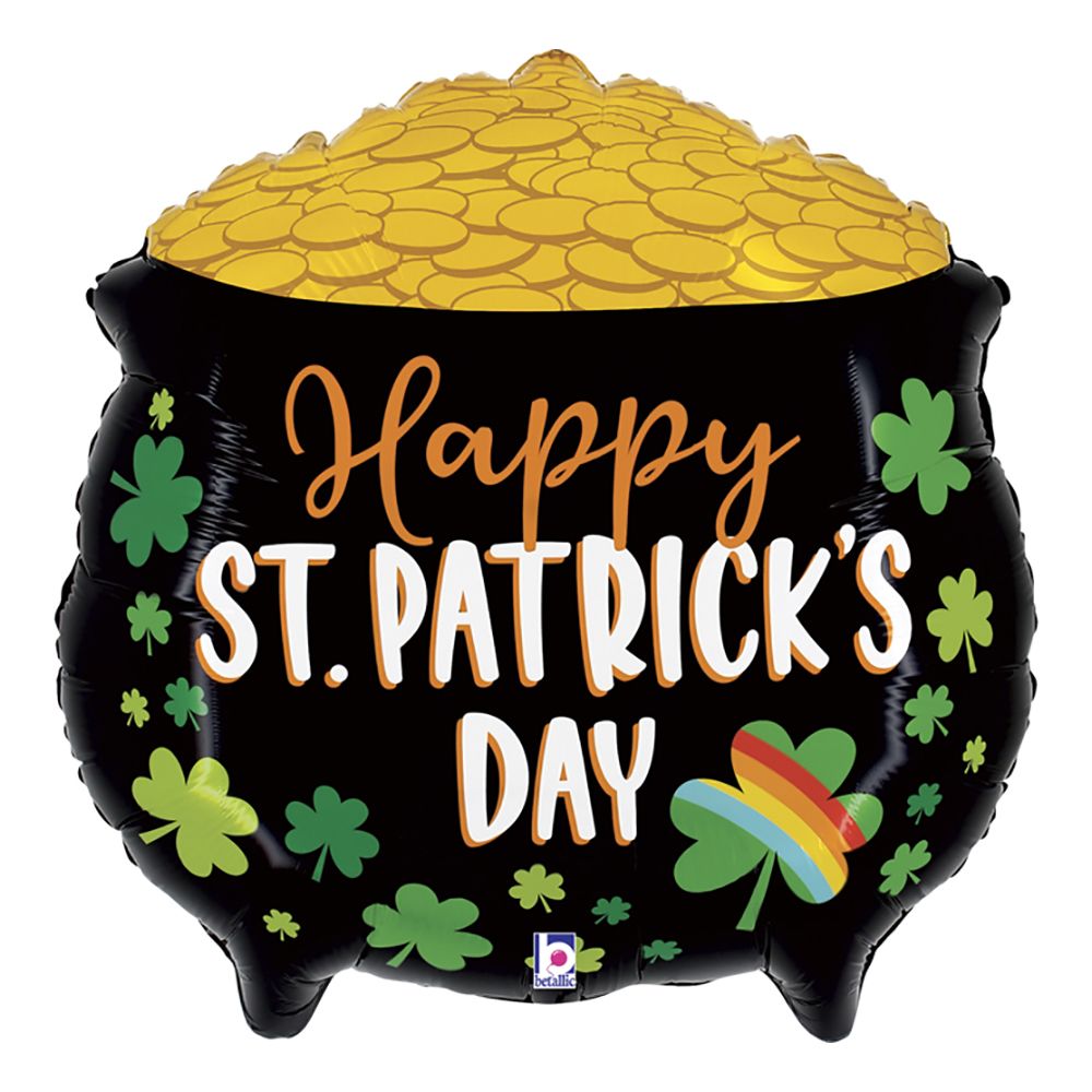 Folieballon Happy St Patricks Day