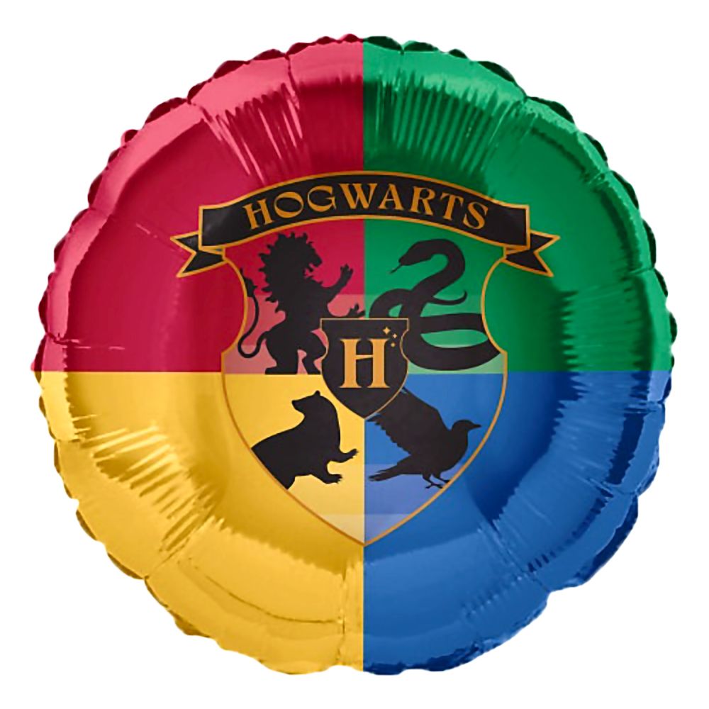 Folieballong Harry Potter™ Elevhem Rund