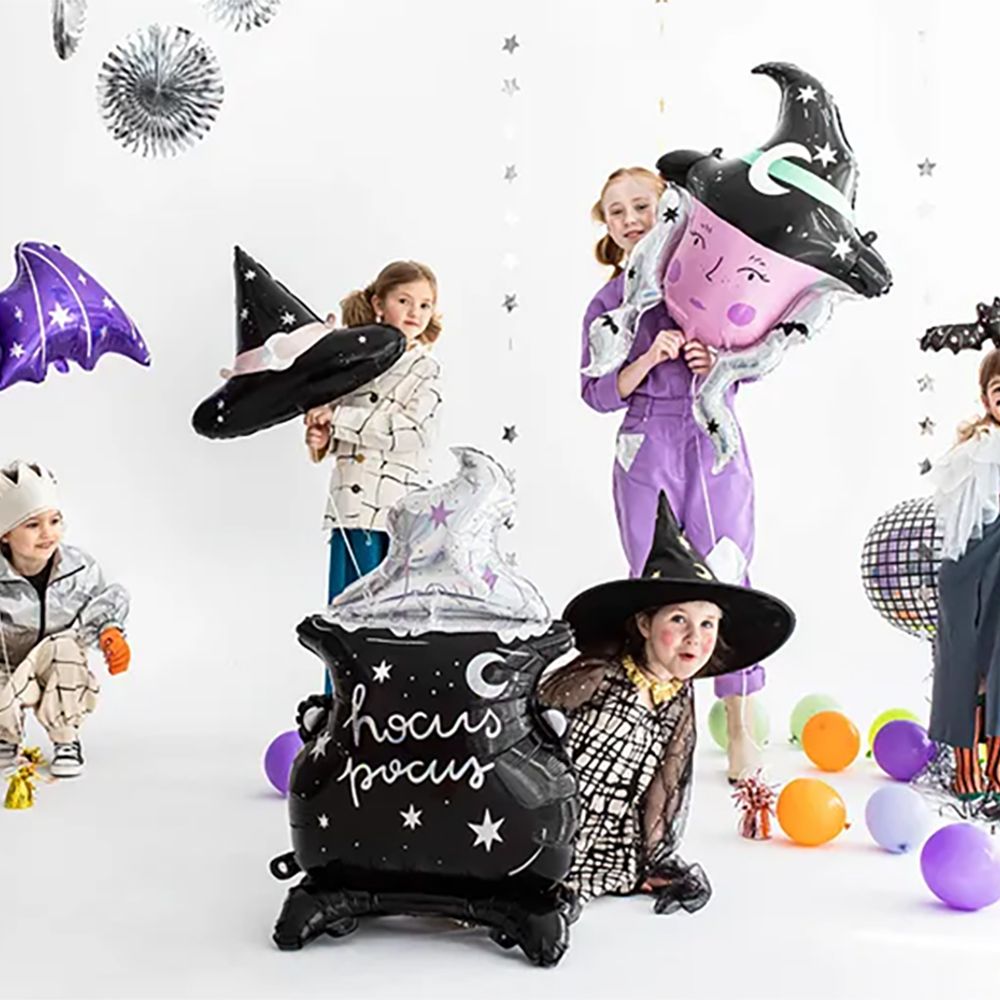 Folieballon Heksehat Halloween