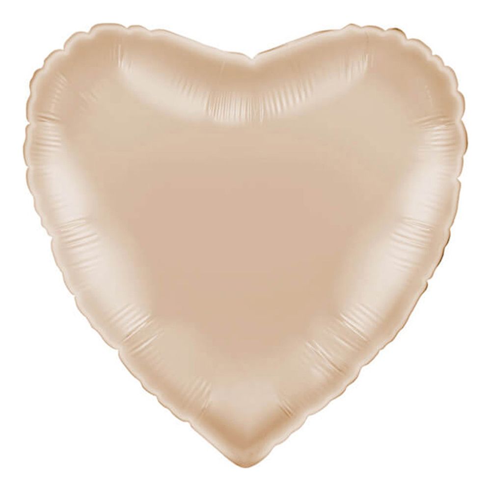 Folieballon Hjerte Californian Gold