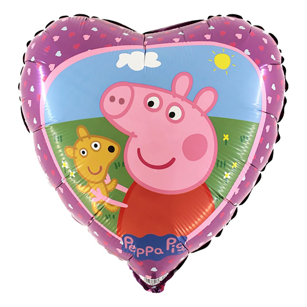 Folieballon Hjerte Gurli Gris & George