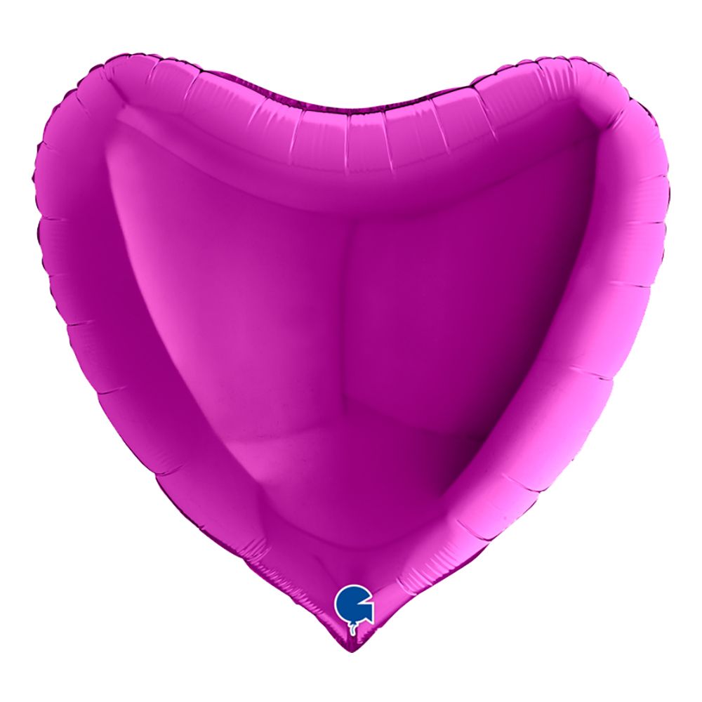 Folioilmapallo Sydän Violetti