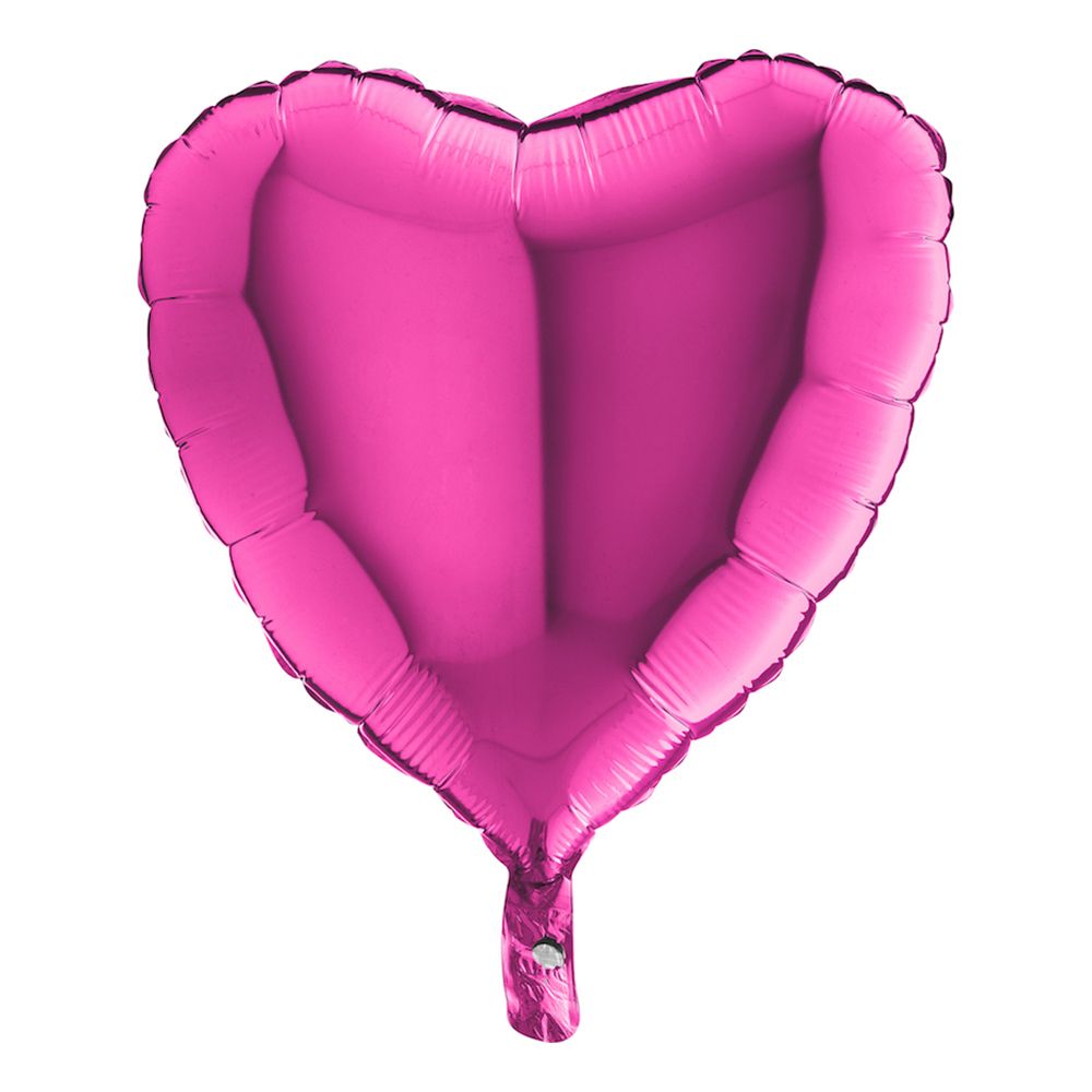 Folioilmapallo Sydän Magenta