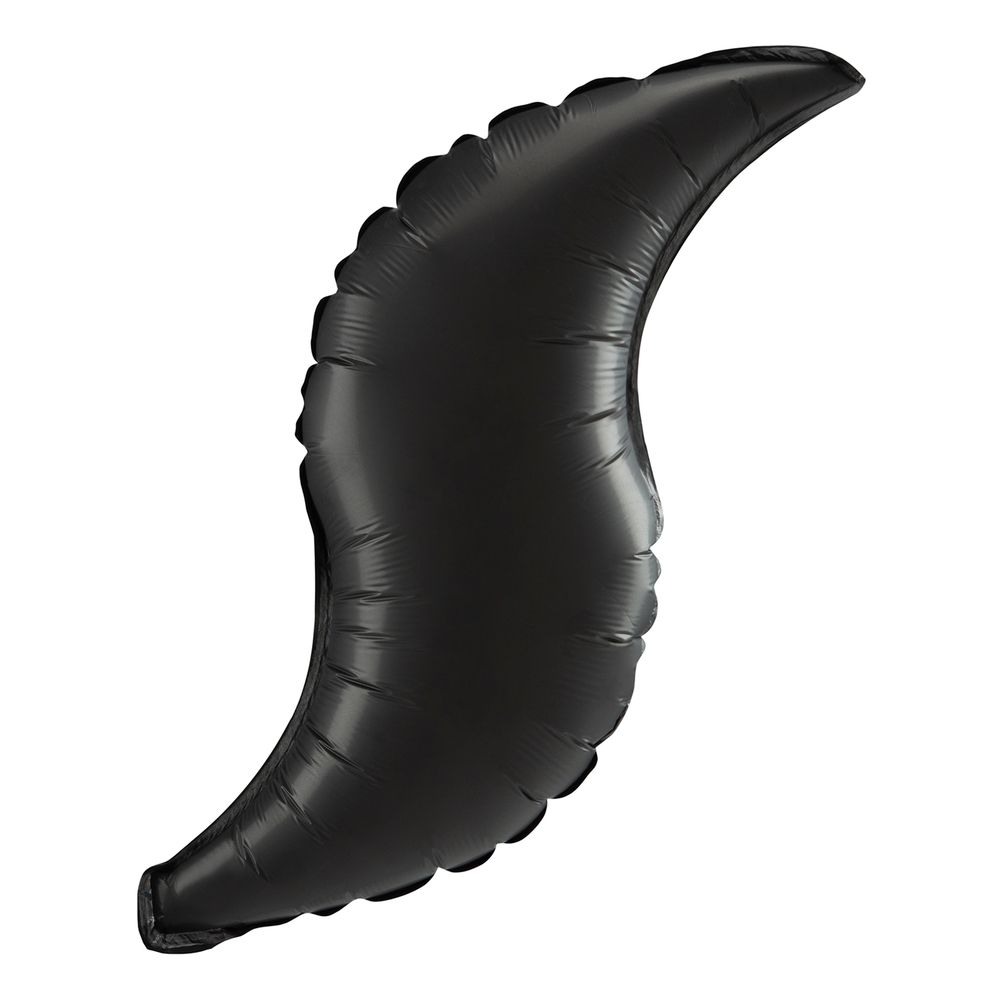 Folieballong Kurvad Satin Svart