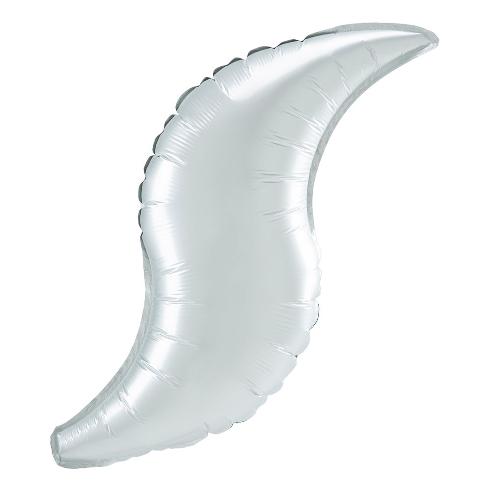 Folieballong Kurvad Satin Vit