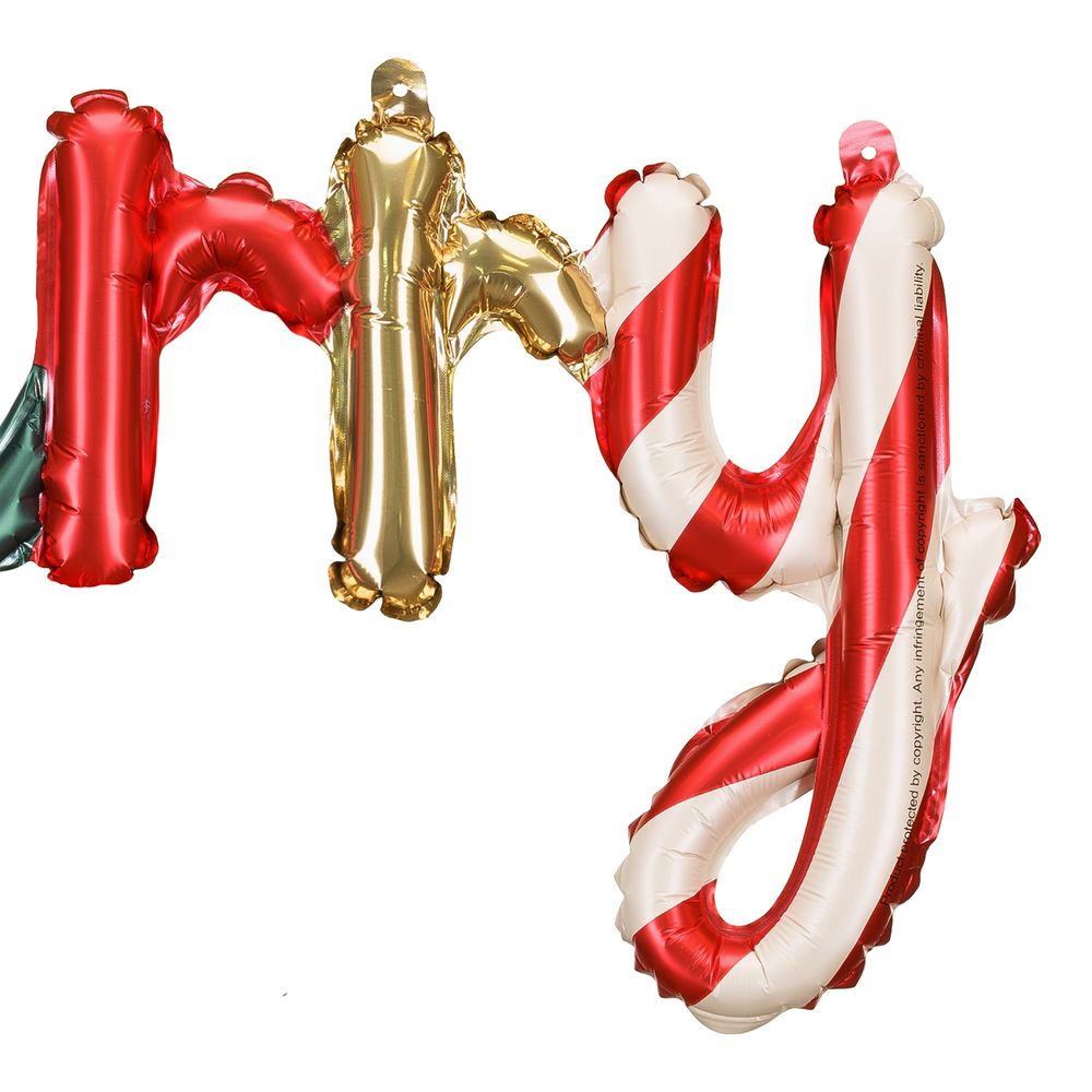 Folieballong Merry Christmas