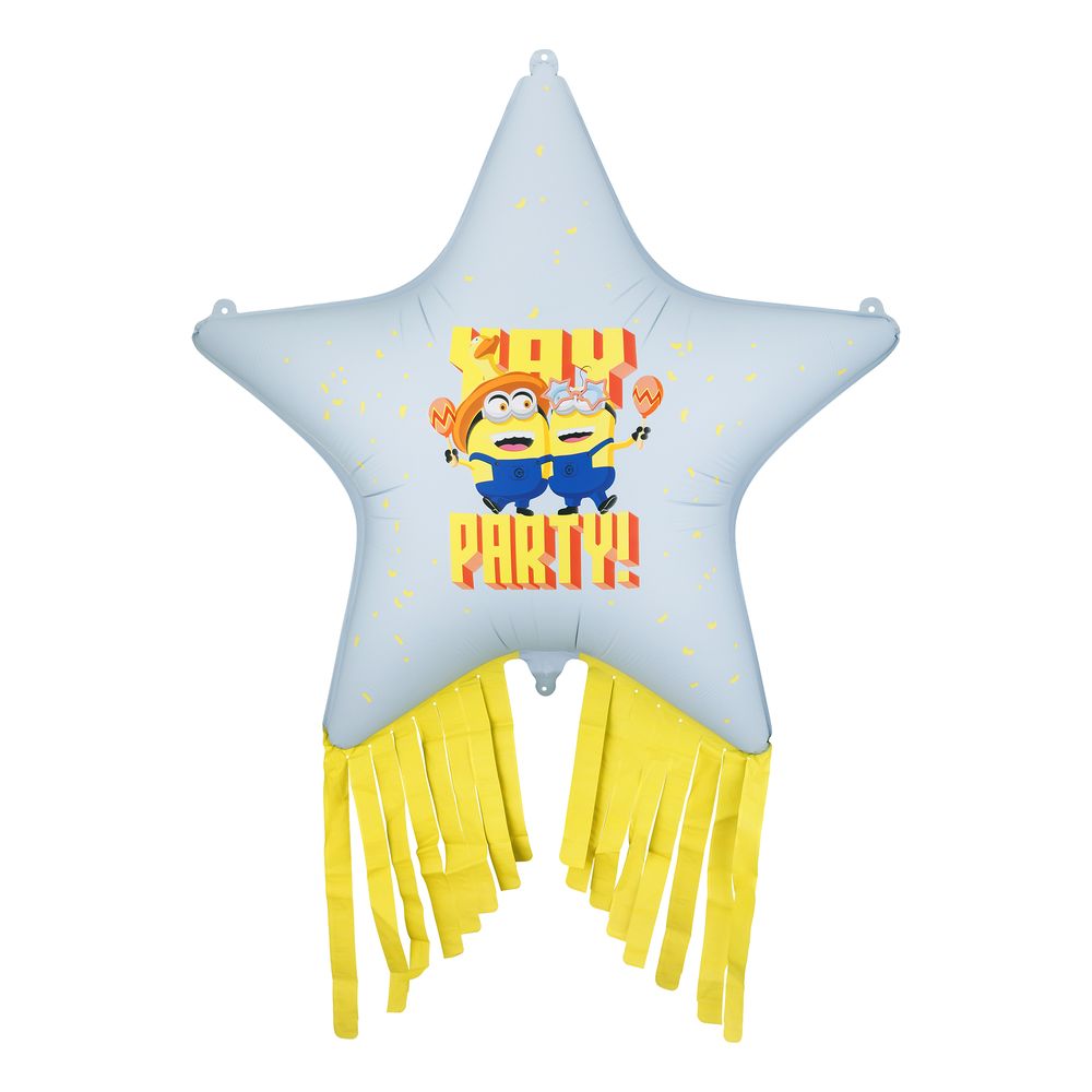 Folieballon Minions Stjerne med Tassles