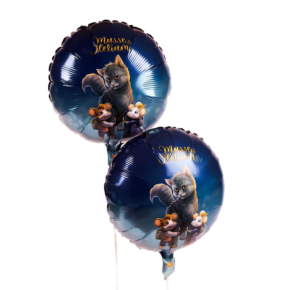 Folieballong Mikke og Helium Sigge