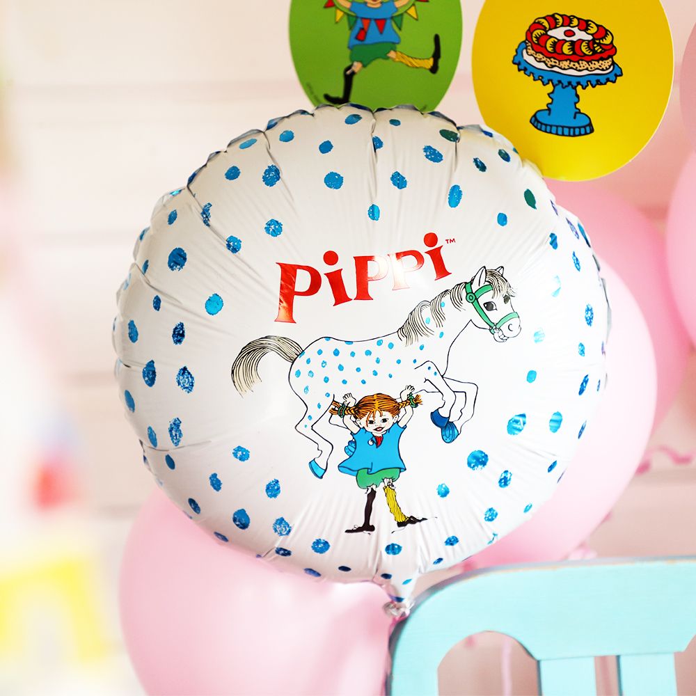 Folieballon Pippi Langstrømpe