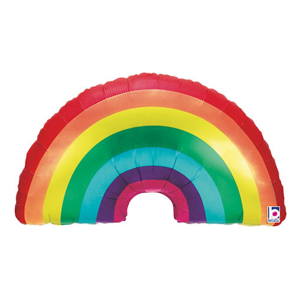 Folieballong Regnbue