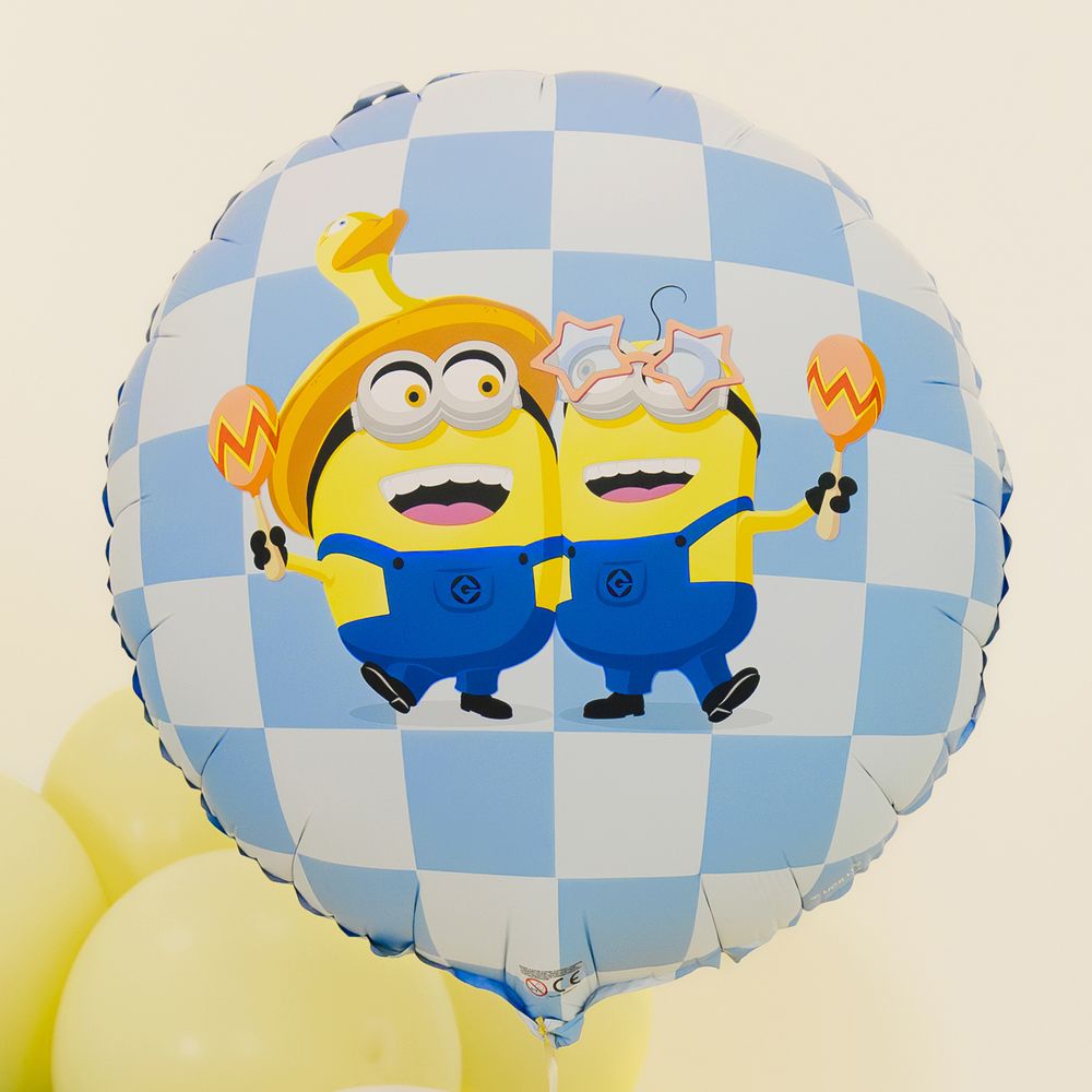 Folieballon Rund Minions