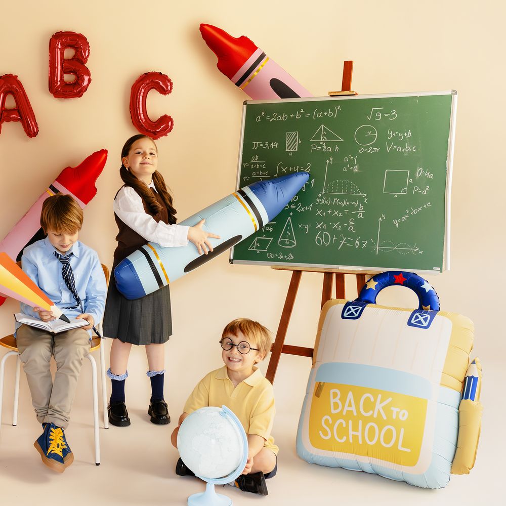 Folieballong Ryggsäck Back to School
