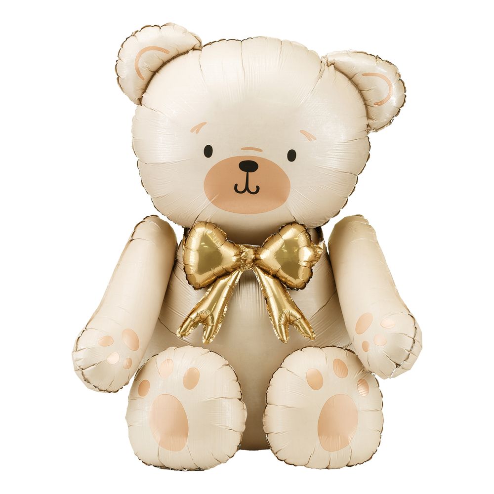 Folieballon Siddende Teddybjørn