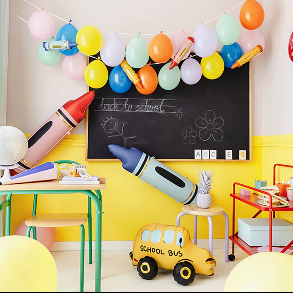 Folieballong Skolebuss