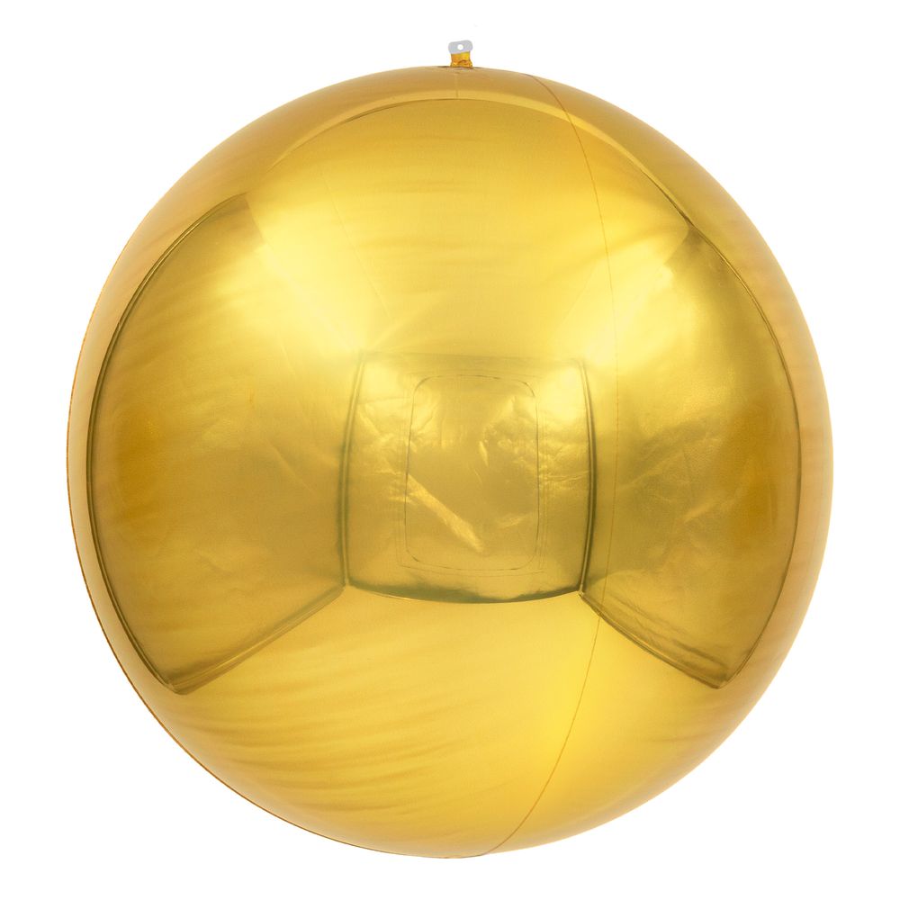 Folieballong Spegelboll Guld 3-pack