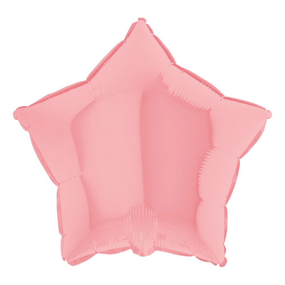 Folieballong Stjärna Pastellrosa