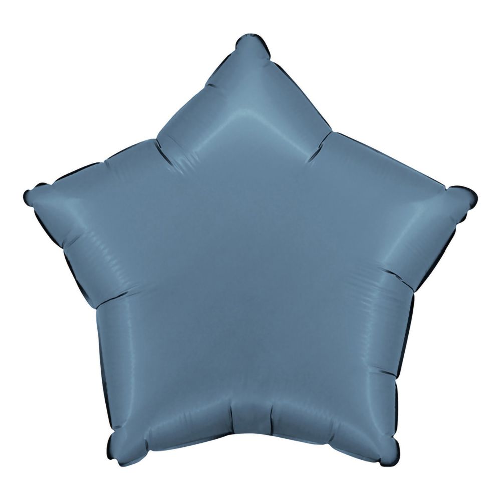 Folieballong Stjärna Satin Blue Jeans