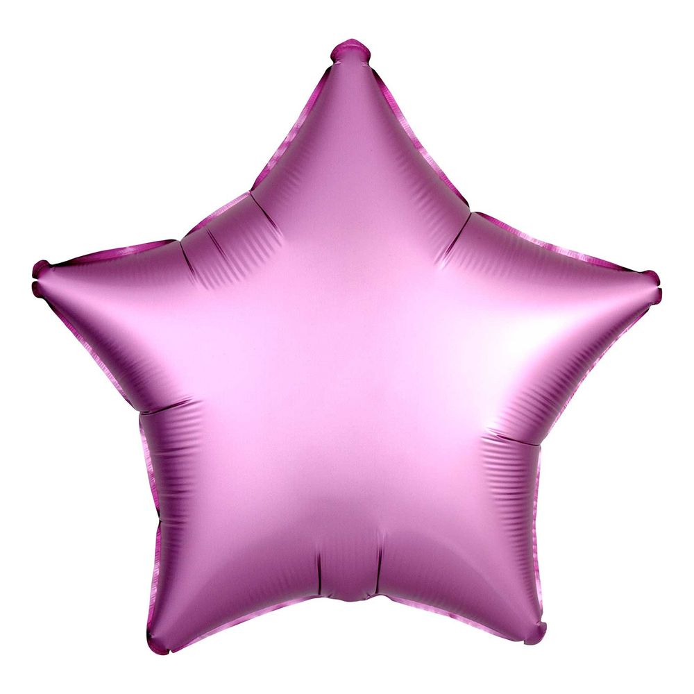 Folieballong Stjerne Sateng Rosa