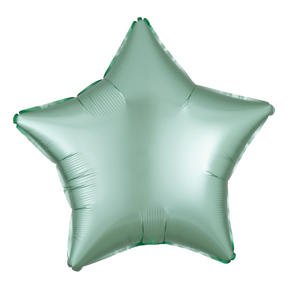 Folieballon Stjerne Silke Mintgrøn