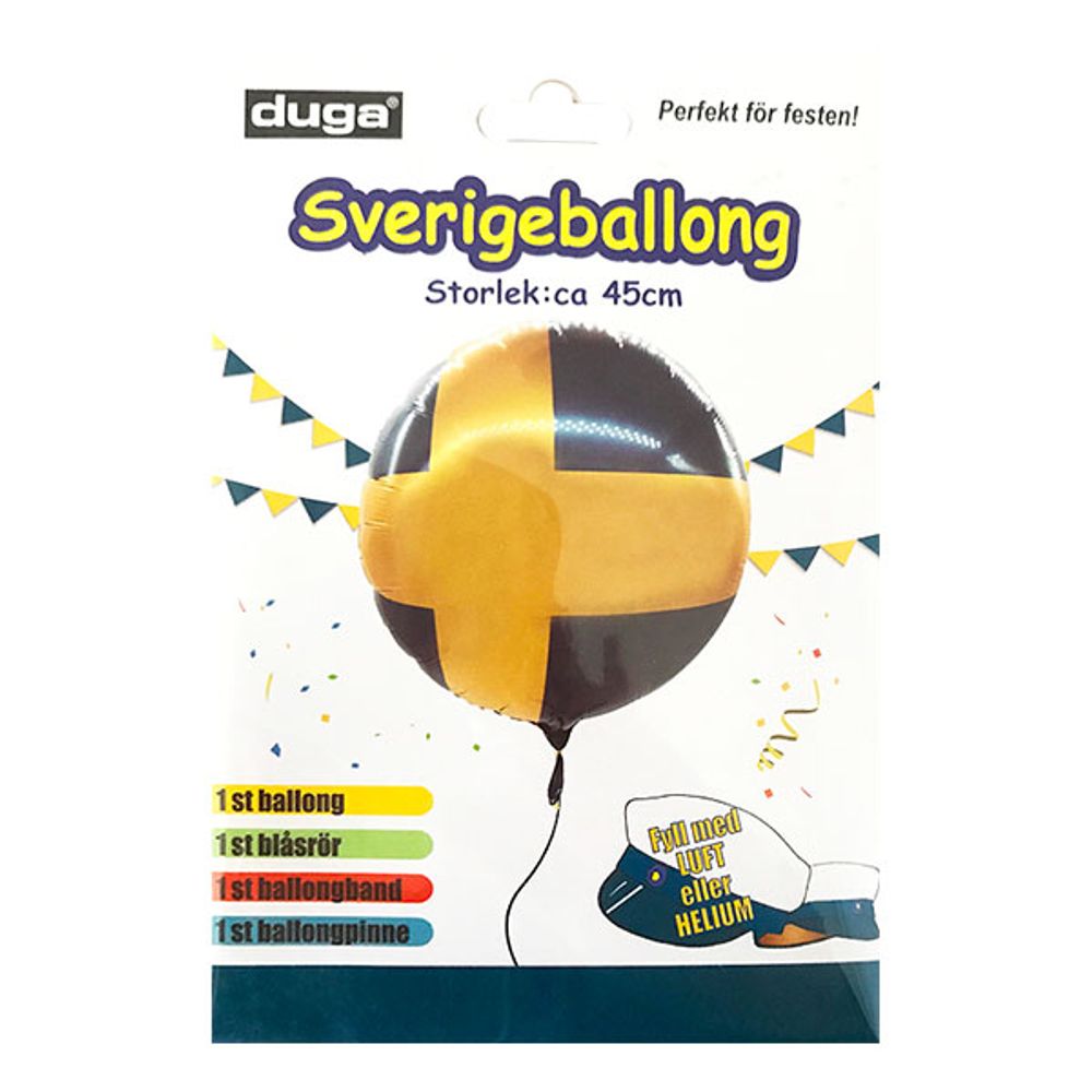 Folieballong Sverige Ballongsett