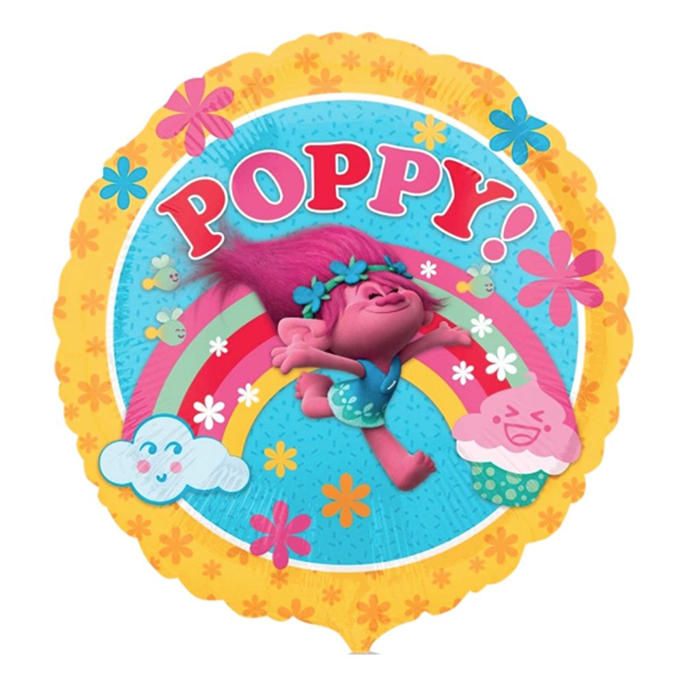 Folieballong Troll Poppy