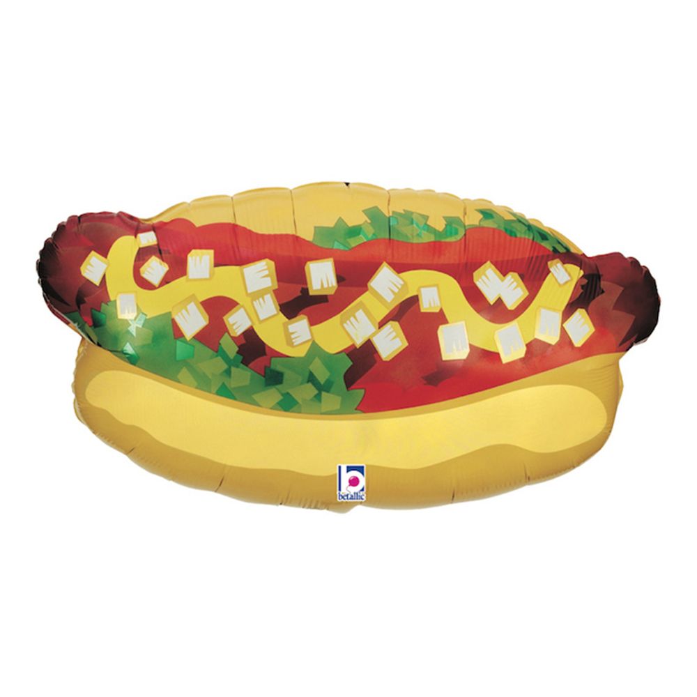 Folieballong Pølse med brød