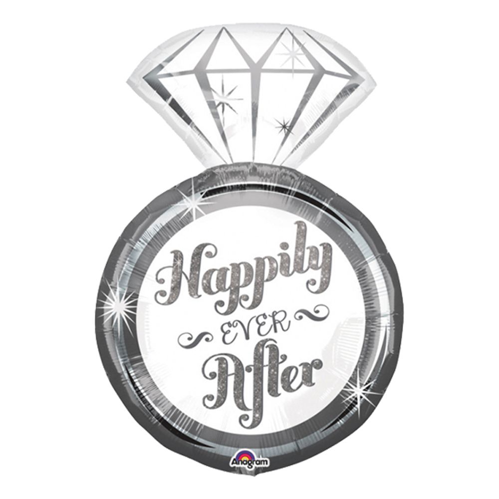 Folieballong Giftering Happily Ever After