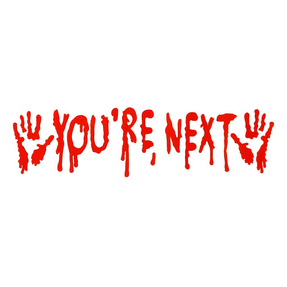 Vindusstickers You're Next