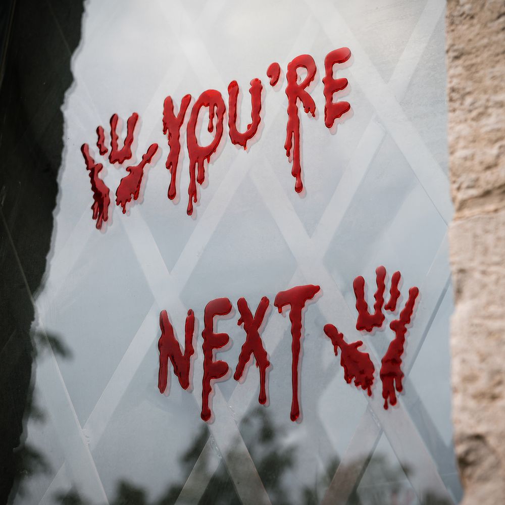 Vindusstickers You're Next