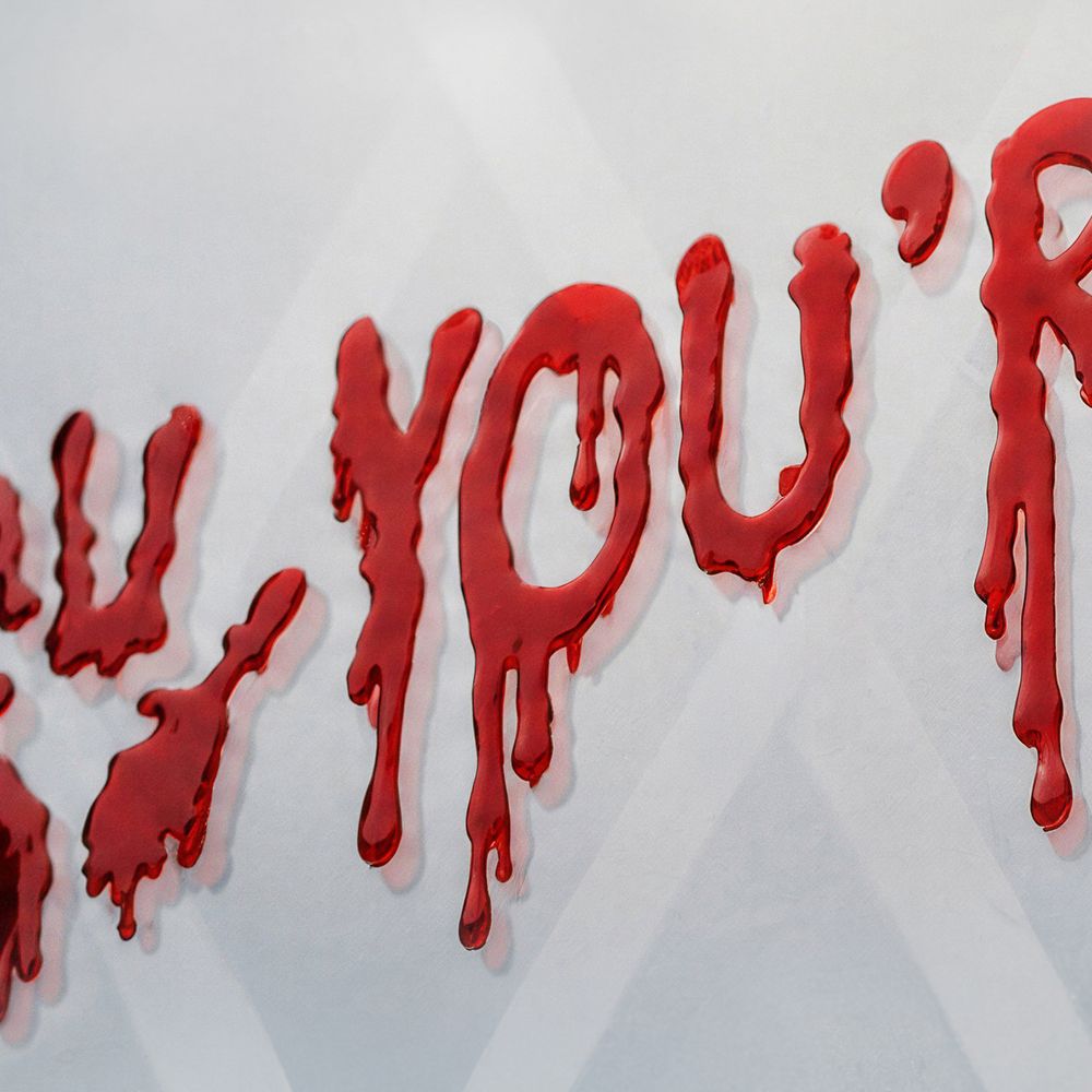 Vindusstickers You're Next
