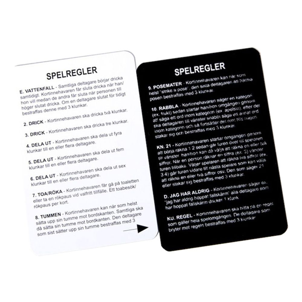 Förfest Kortspel