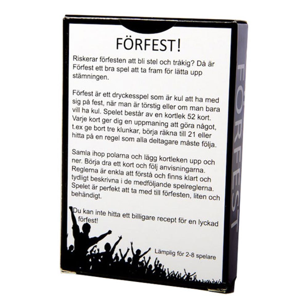 Förfest Kortspel