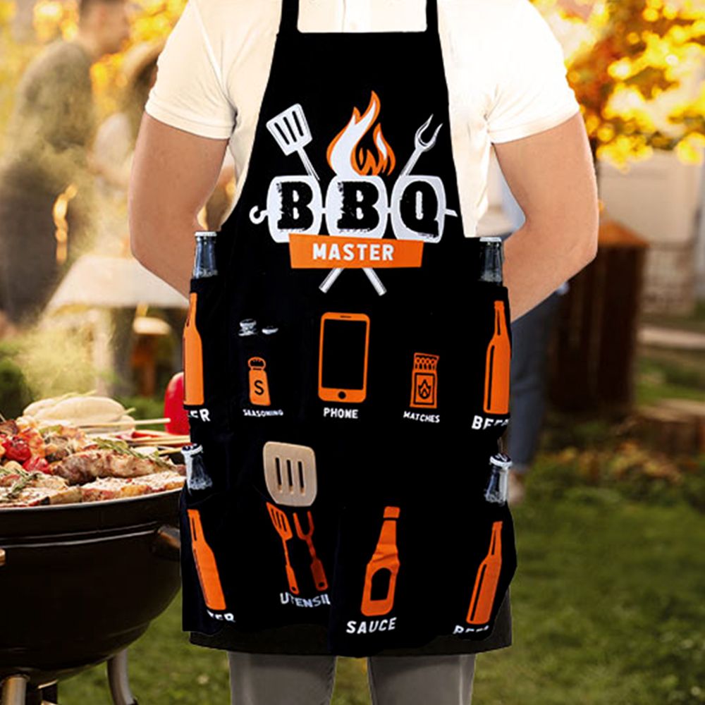 Förkläde BBQ Master med Fickor