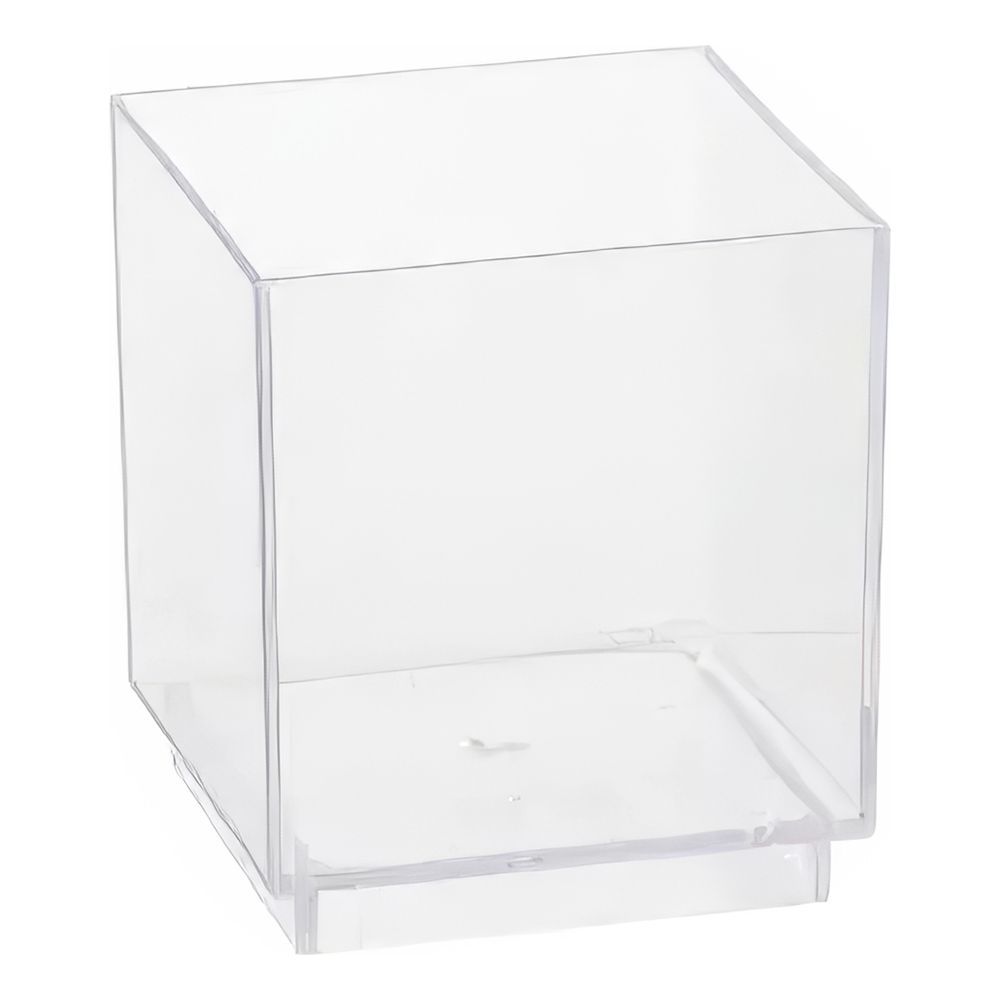 Fingerfood-forme Kubik Transparent