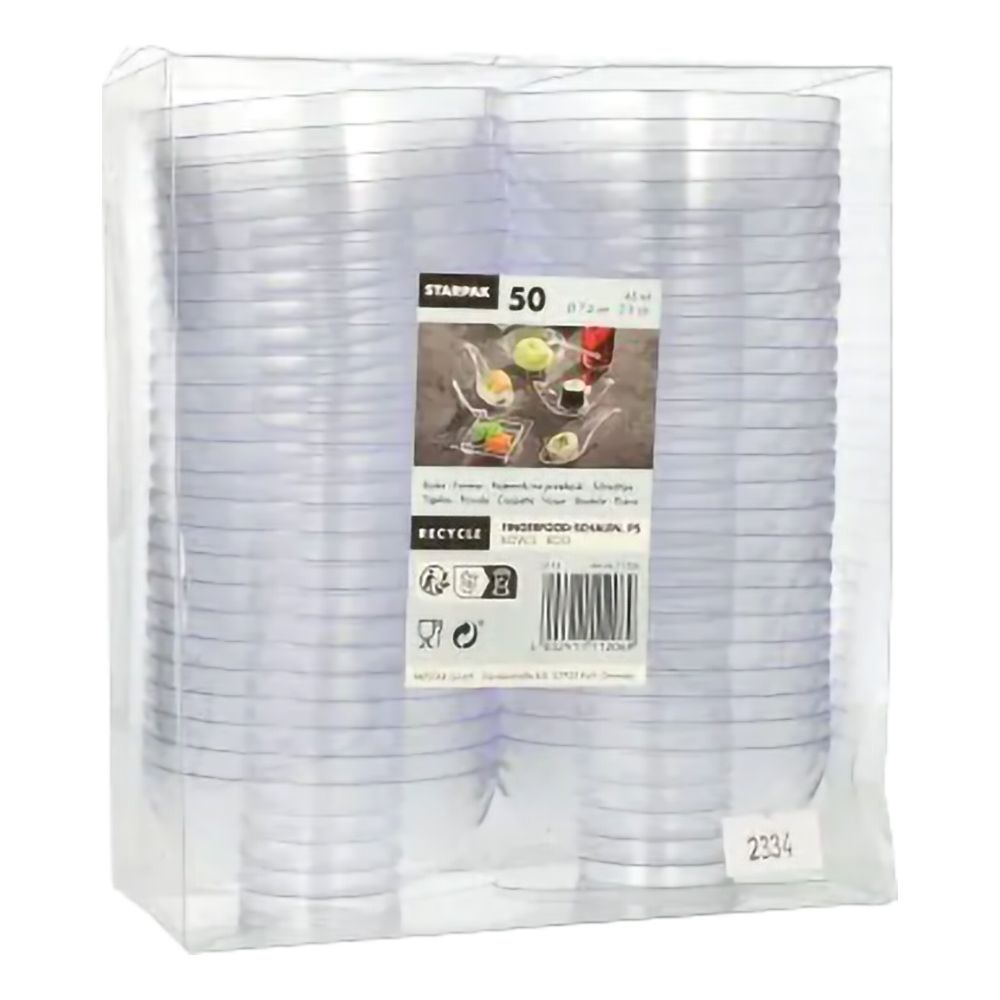 Forme Fingerfood Rund Transparent