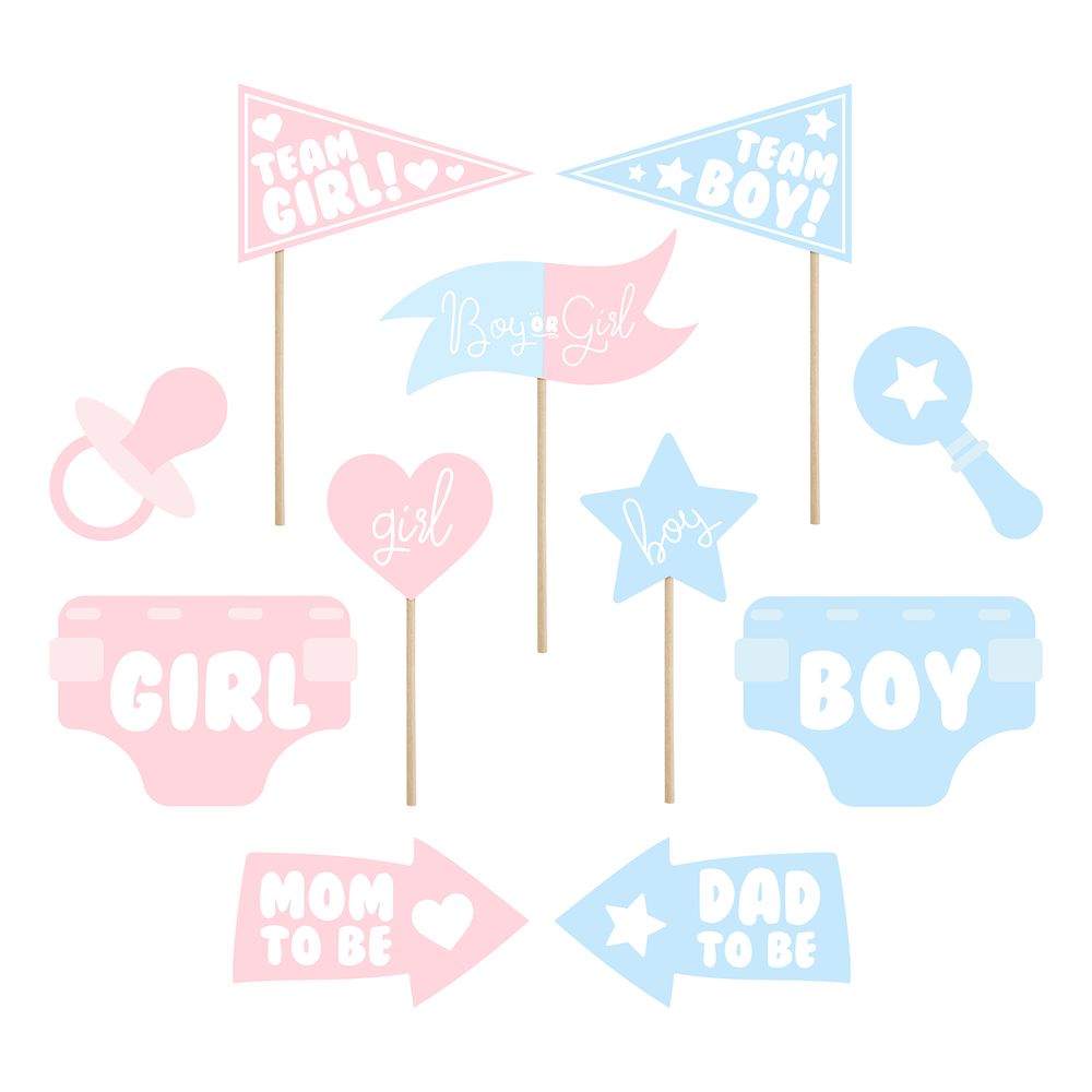 Gender Reveal -kuvapropsit