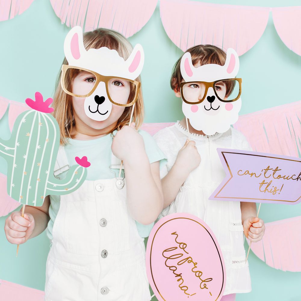 Fotoprops Lama Party